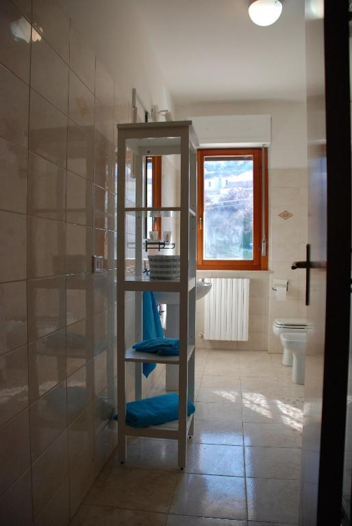Koupelna v ubytování Cala Chiara B&B