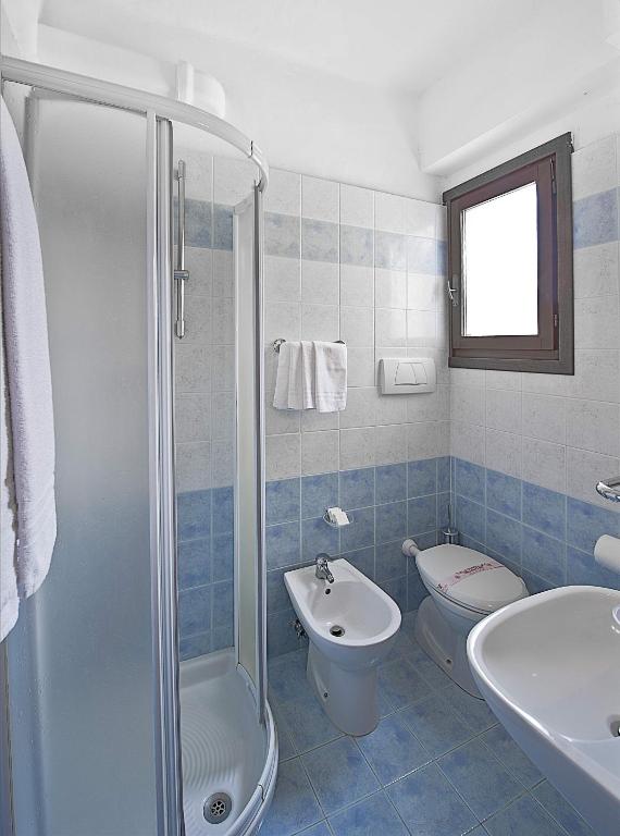 Koupelna v ubytování Hotel Nazionale
