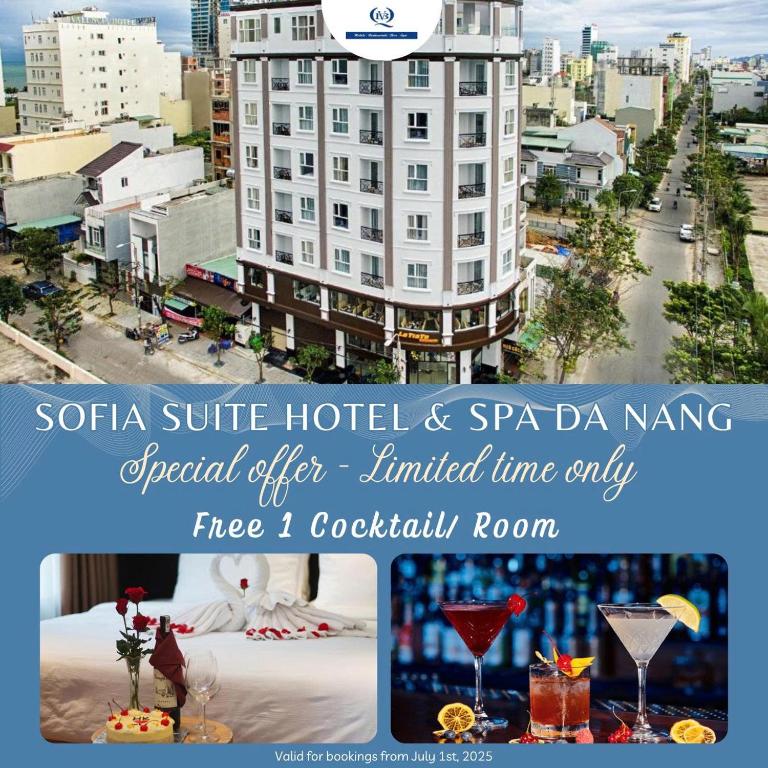 vista de um hotel e spa mgna naga oferta especial por tempo limitado em Sofia Suite Hotel Danang em Da Nang