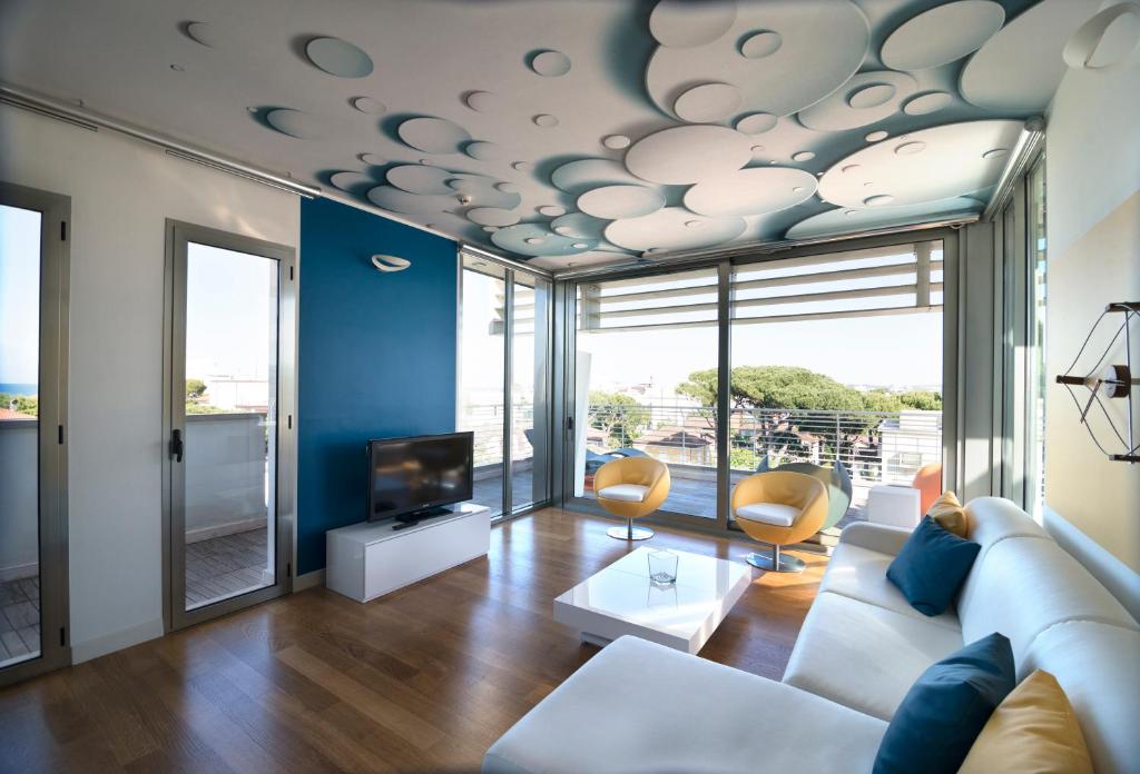 Posezení v ubytování The One Hotel - Designed for Adults - Pet lovers