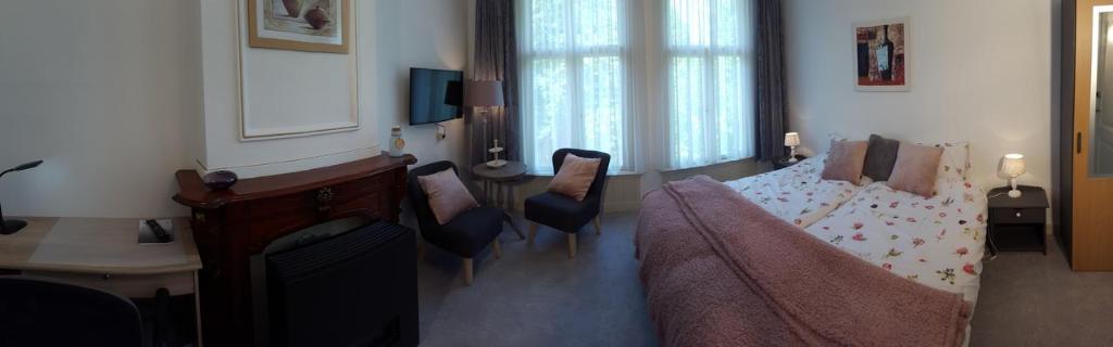 Χώρος καθιστικού στο City Lodge Stay A while