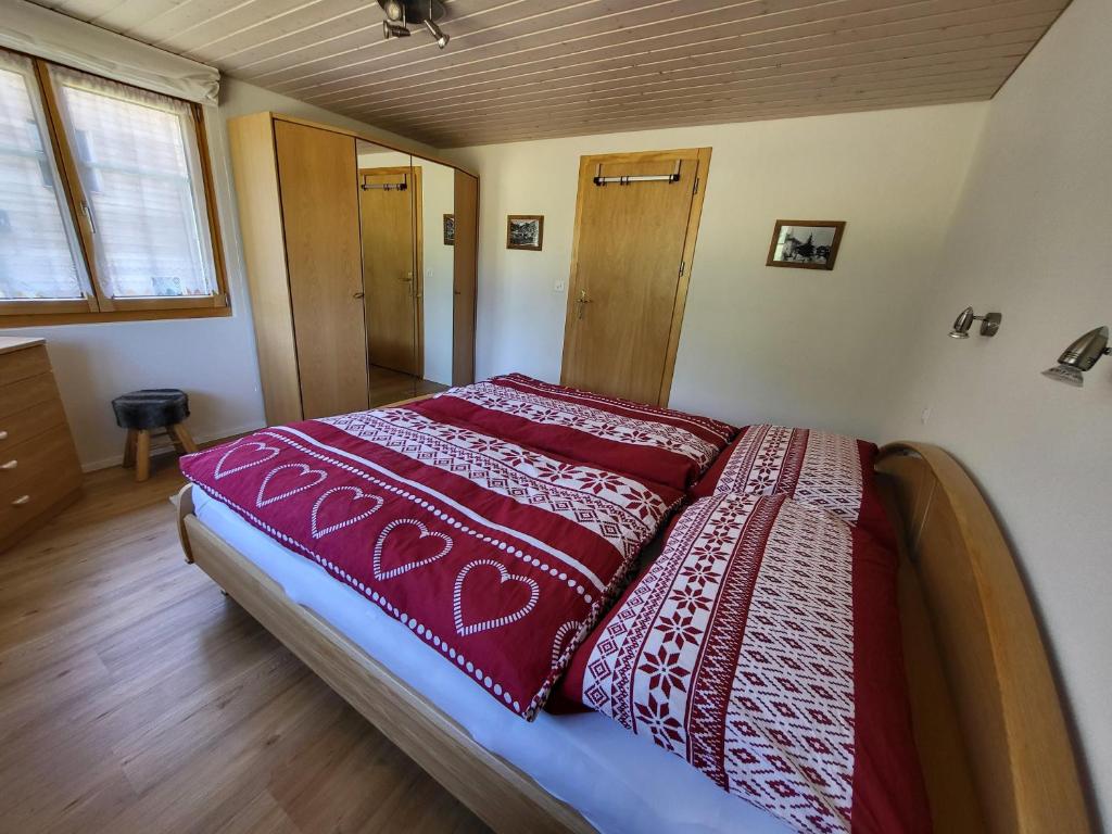 Postel nebo postele na pokoji v ubytování Uf em Schloss