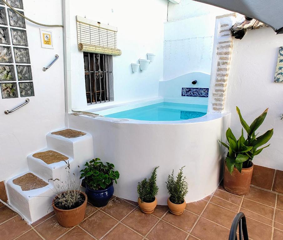 Πισίνα στο ή κοντά στο Munigua House