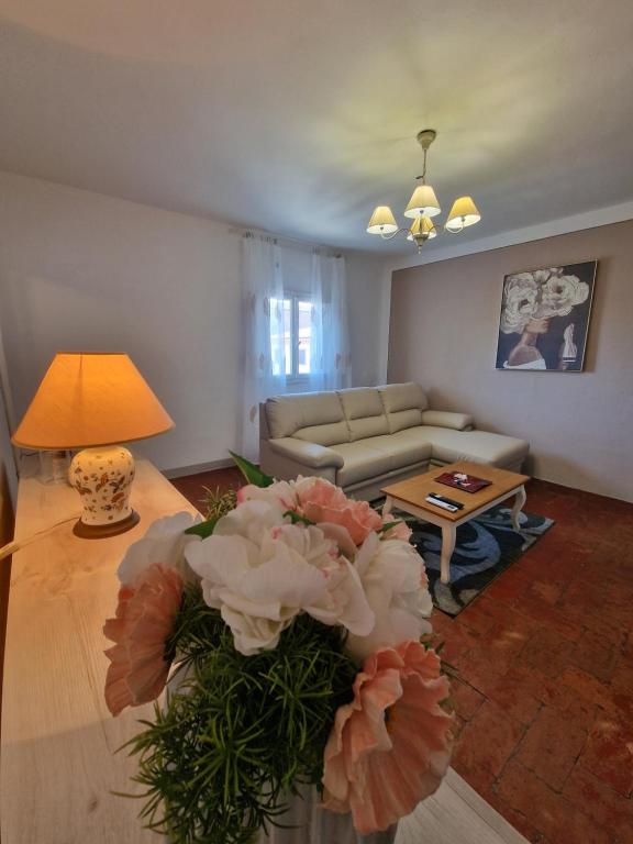 Ένα ή περισσότερα κρεβάτια σε δωμάτιο στο La casa di Claudia - Certaldo