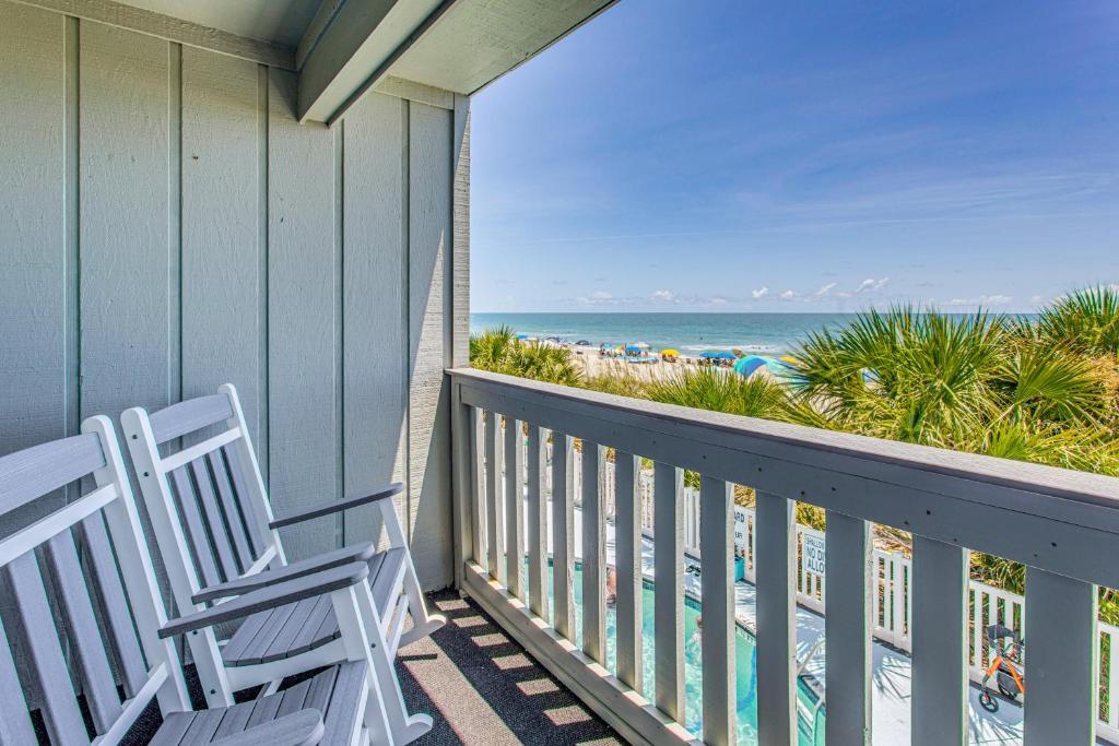 Beachfront Oasis w/ Pool Access in Surfside Beach!, Myrtle Beach, SC