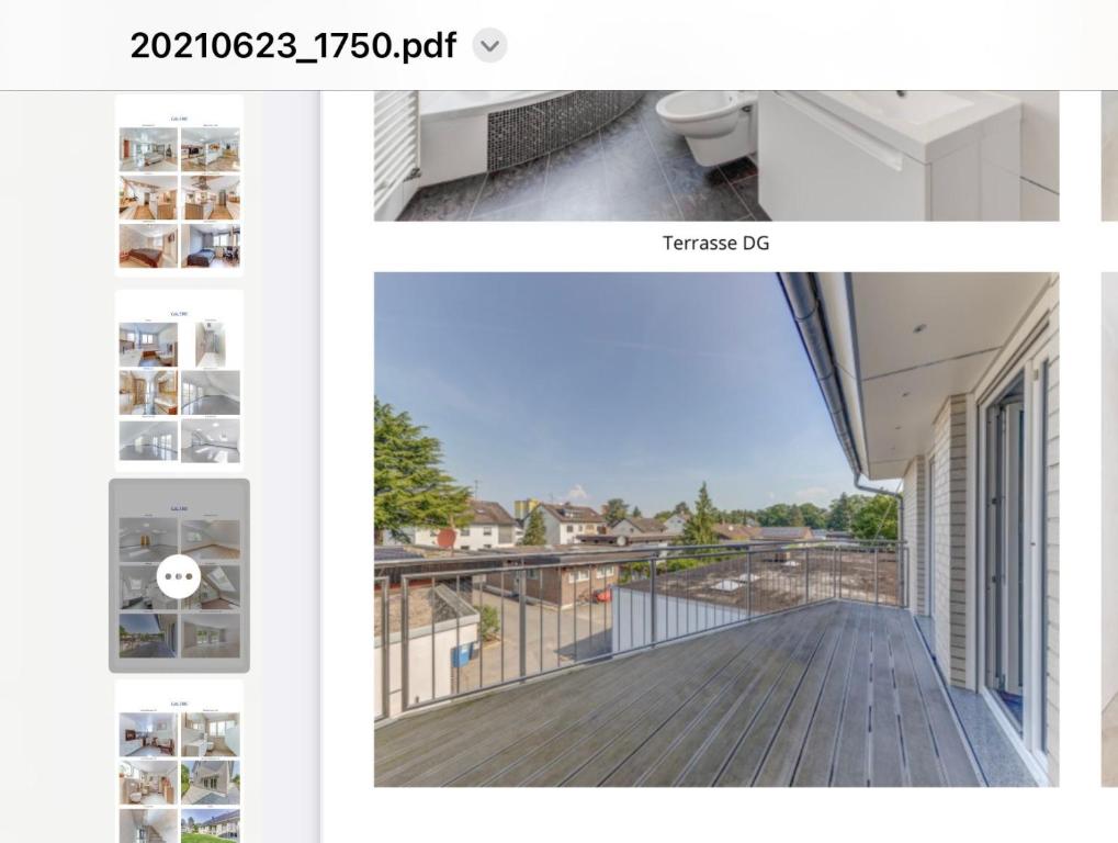 a collage of photos of a balcony of a house at Airport Apartment 24 in Rüsselsheim