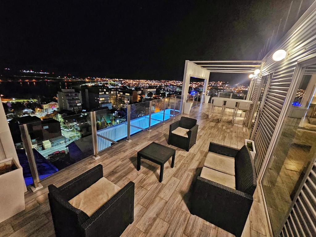 Posezení v ubytování infinity sky deluxe