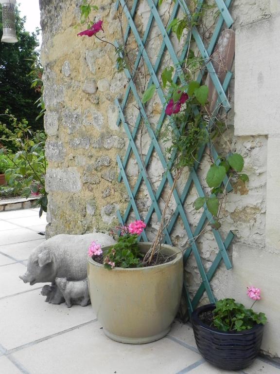 Zahrada ubytování Chambre de pouligny