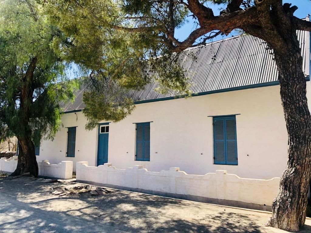 Bygningen som feriehuset ligger i