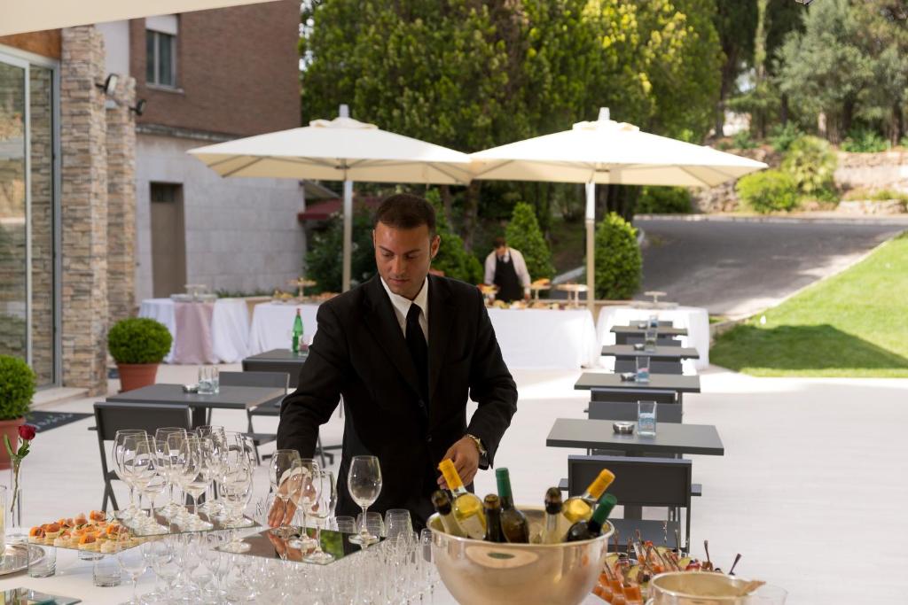 Nápoje v ubytování Ele Green Park Hotel Pamphili