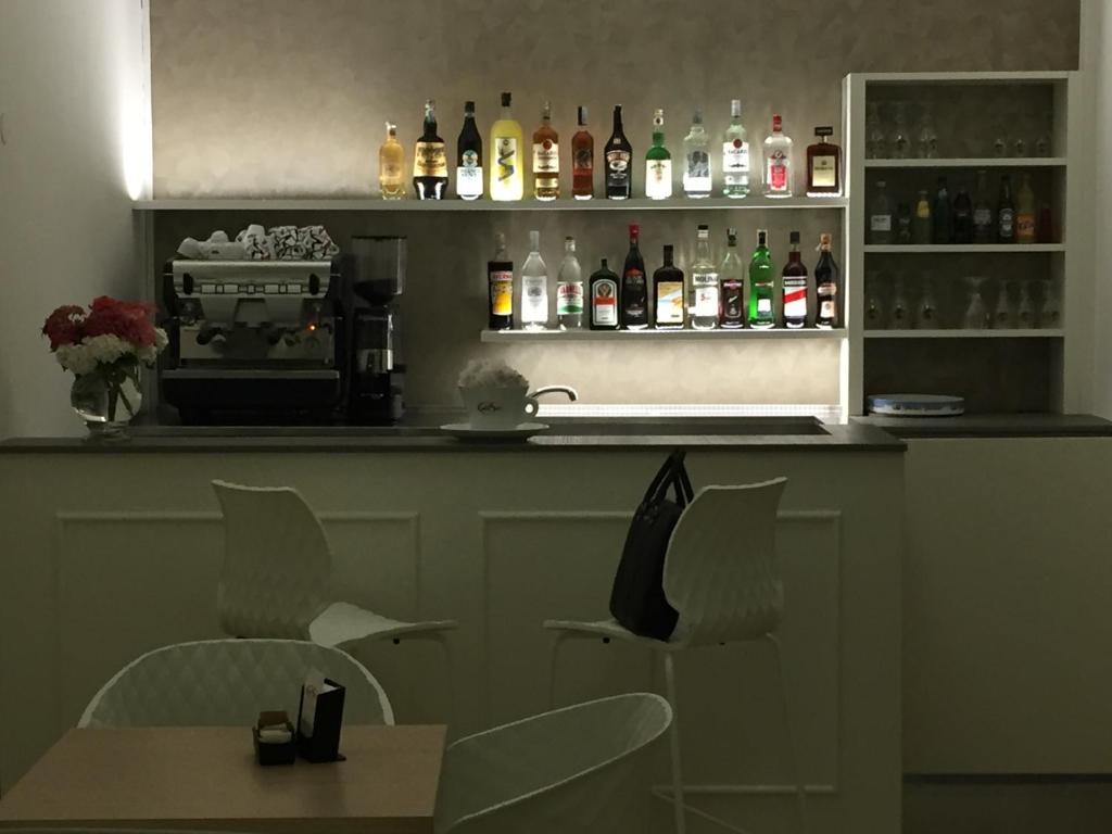 Lounge nebo bar v ubytování Hotel Fedora Rimini