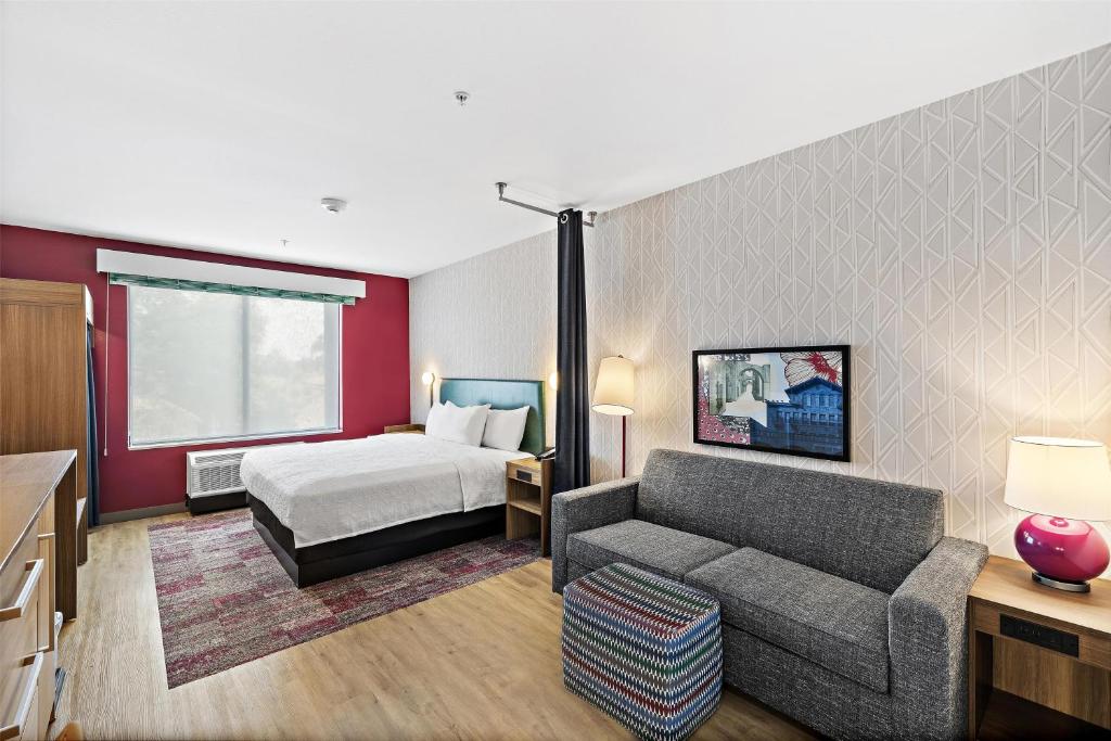 Home2 Suites by Hilton Riverside Downtown Convention Center - Suite Estudio Con Cama King