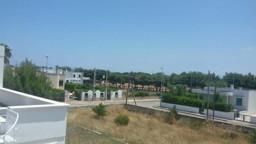 a view from the roof of a building at Hotel Corallo in Torre Santa Sabina