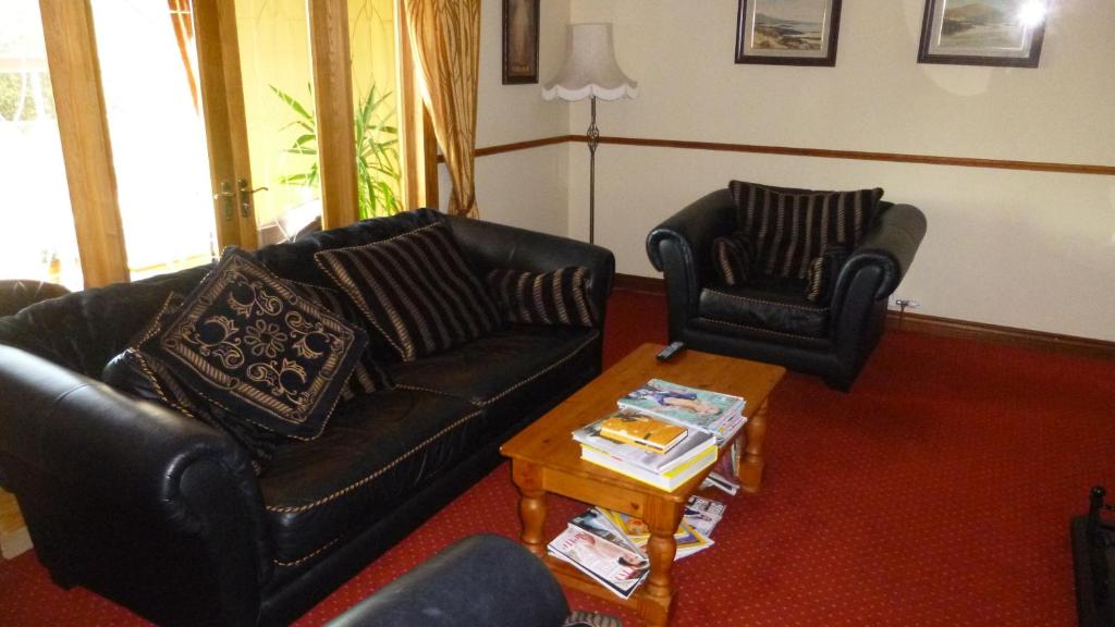 Posezení v ubytování Ponderosa B&B