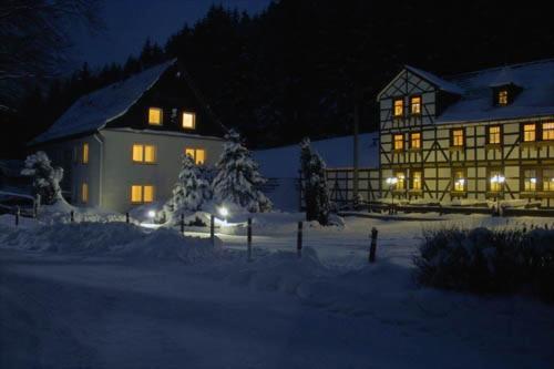 Pension Landhaus Machold v zimě