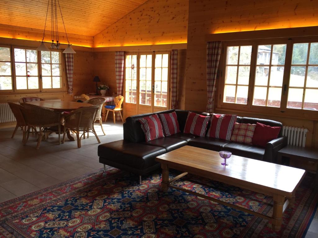 Posezení v ubytování Chalet Charming