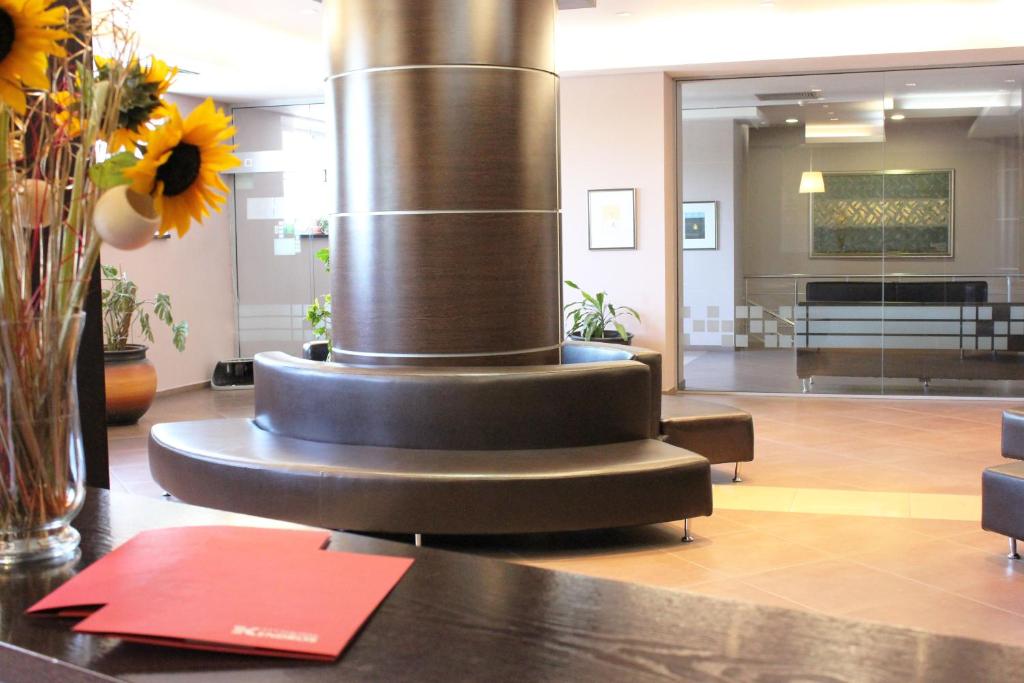 Vstupní hala nebo recepce v ubytování Kendros Hotel
