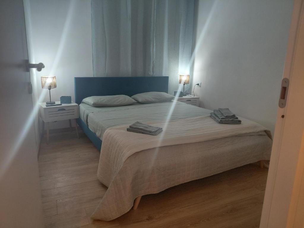 Una cama o camas en una habitación de Casetta Macina