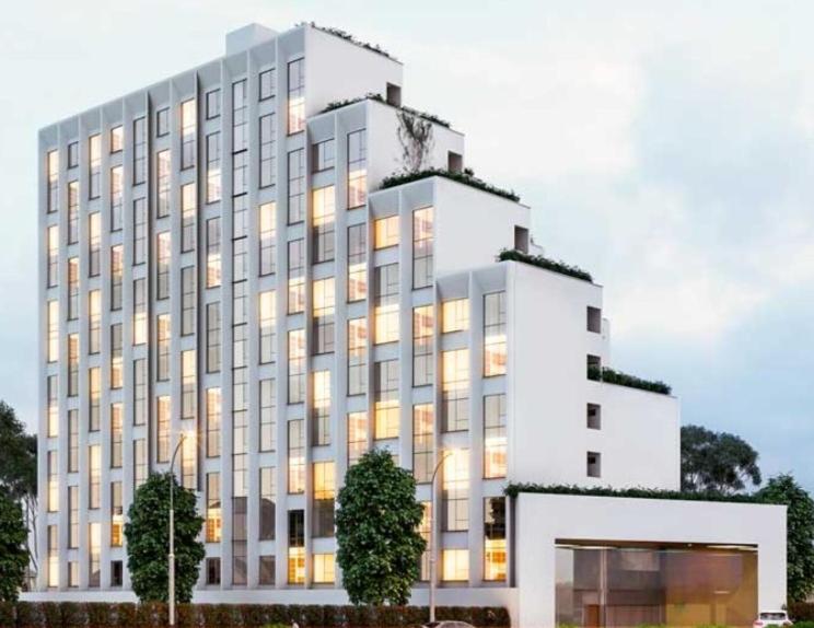 a rendering of a tall white building at Cozy Homes in Nairobi