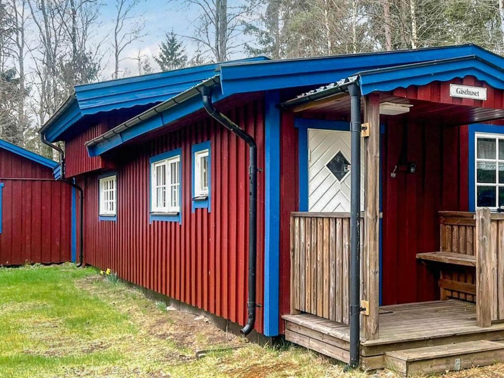 Bygningen som feriehuset ligger i