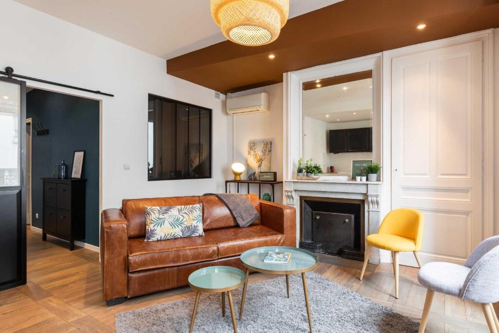 Posezení v ubytování DIFY Dauphiné - Part Dieu