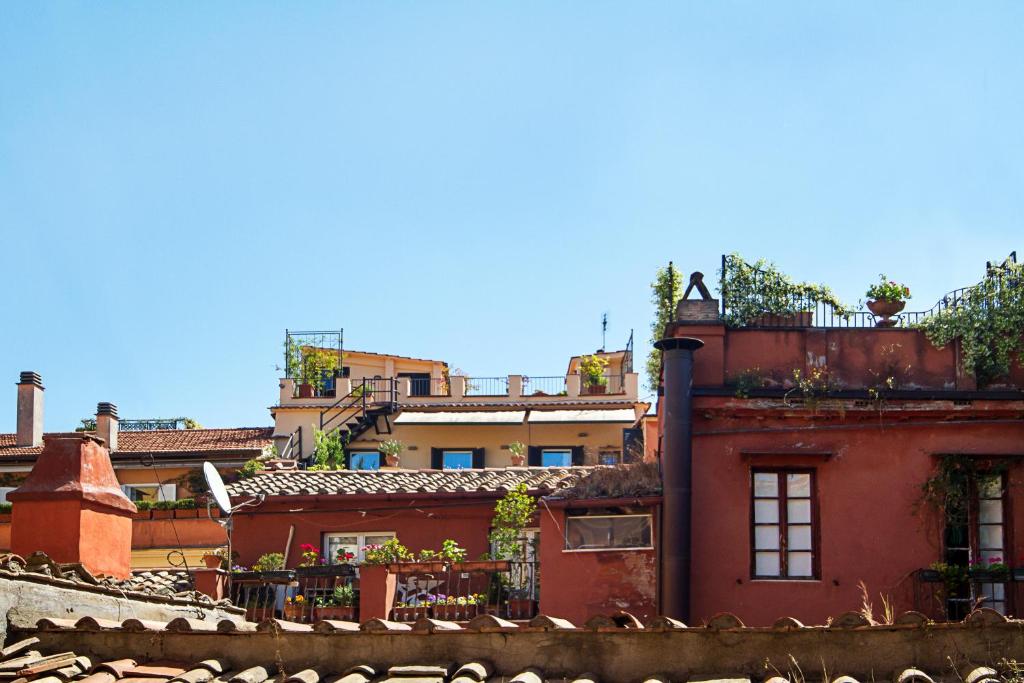 a group of buildings in a city at Ciao Bella Stella in Rome