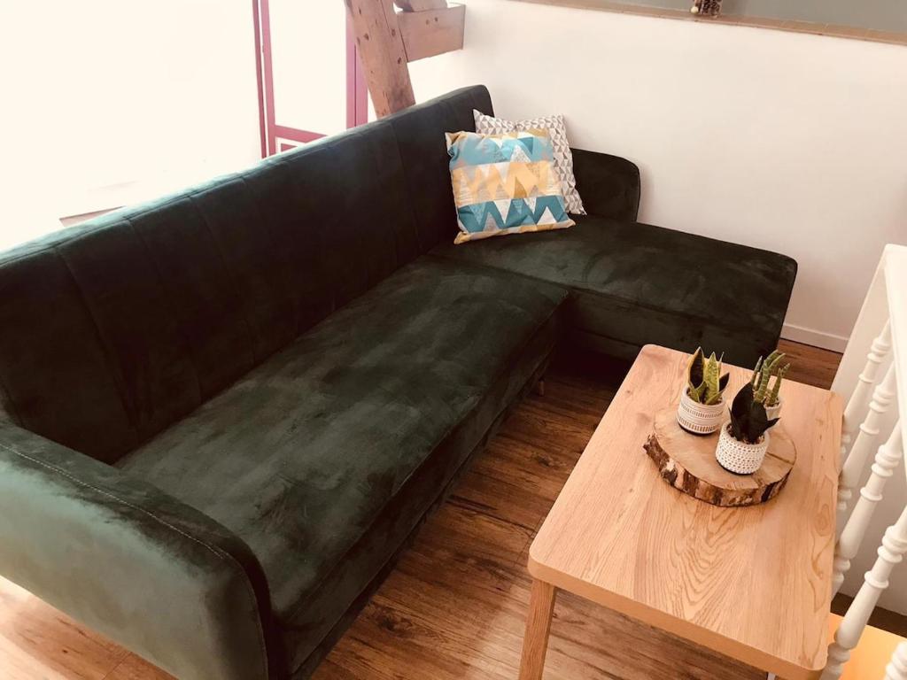 Posezení v ubytování L appart 5 Açaï