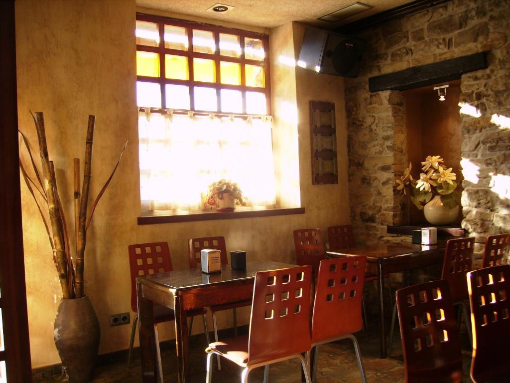 Posezení v ubytování Hostal Restaurante Arangoiti