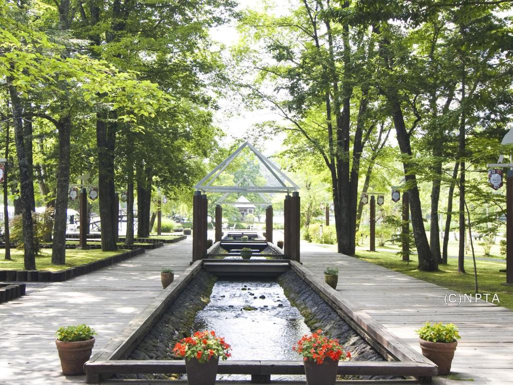 Zahrada ubytování Le Grand Kyu Karuizawa