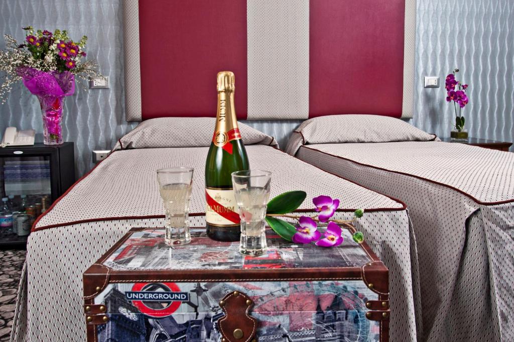 Nápoje v ubytování Hotel Relais Dei Papi