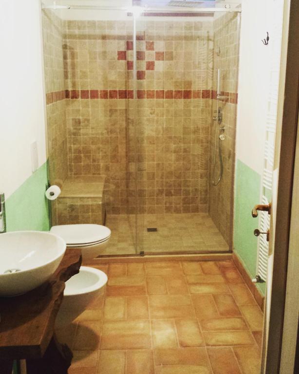 Koupelna v ubytování Alba dei Due Soli B&B