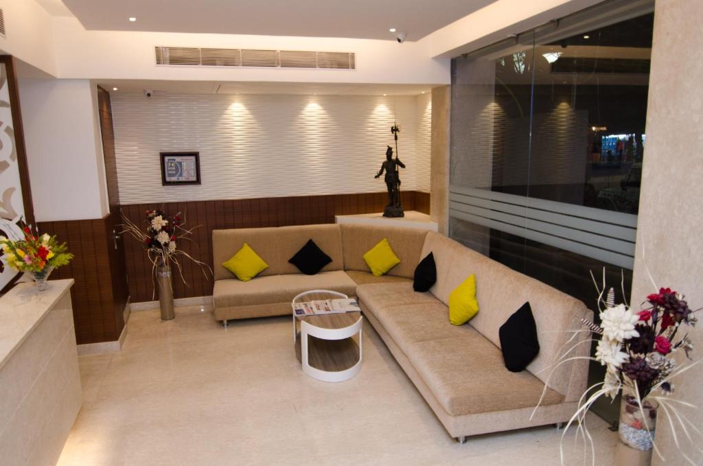 Posezení v ubytování Aura hotel