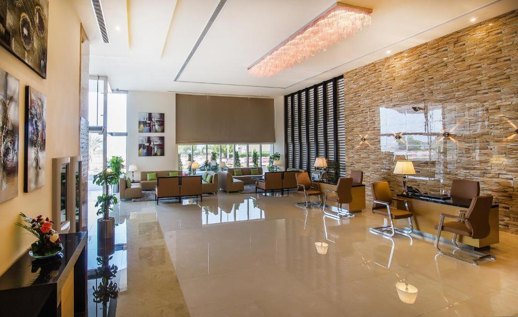 Posezení v ubytování V Hotel Fujairah