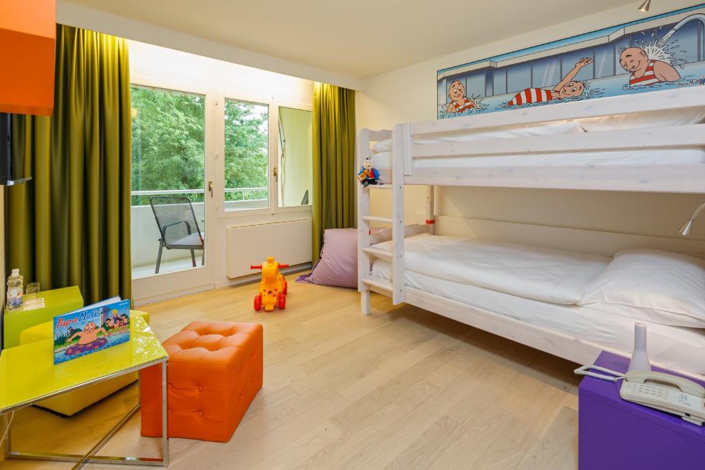 Postel nebo postele na pokoji v ubytování VitalBoutique Hotel Zurzacherhof