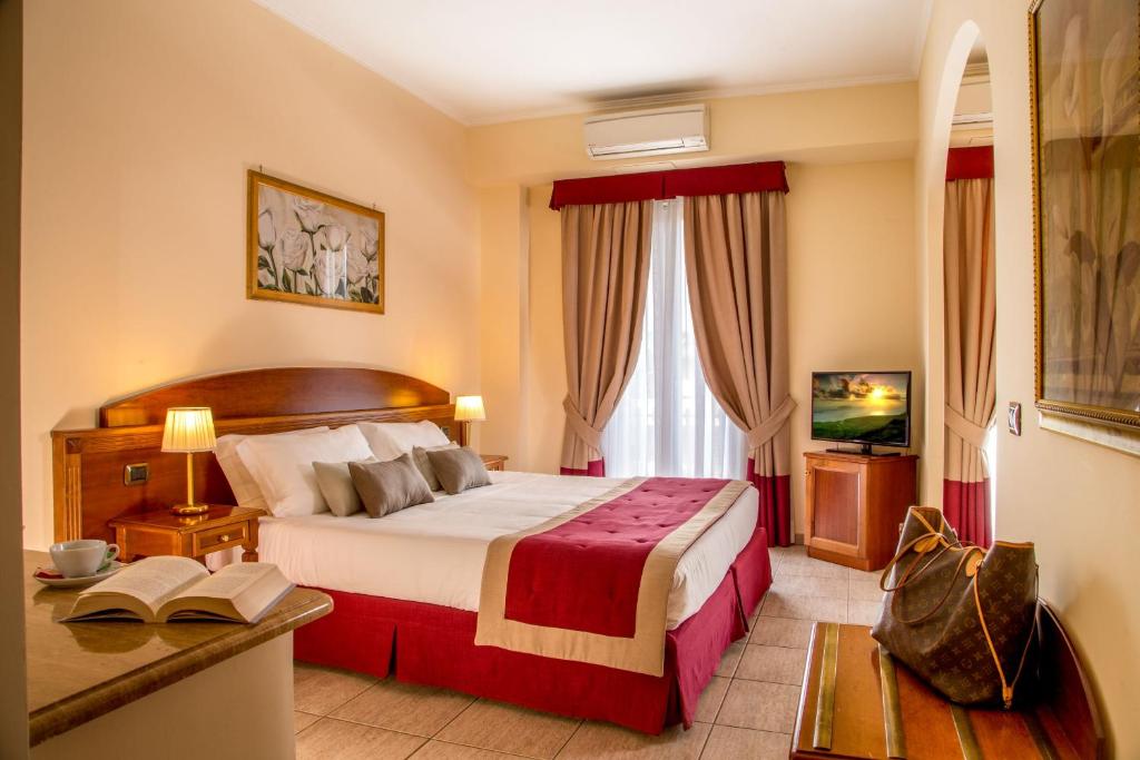Postel nebo postele na pokoji v ubytování Marini Park Hotel