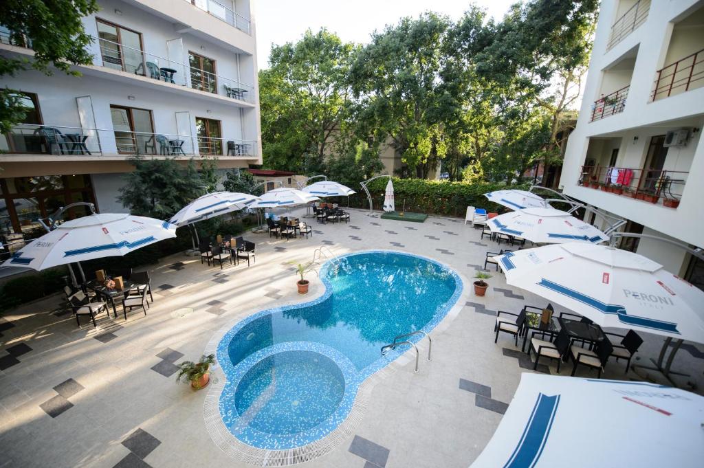 Bazén v ubytování Holiday Olimp Hotel nebo v jeho okolí