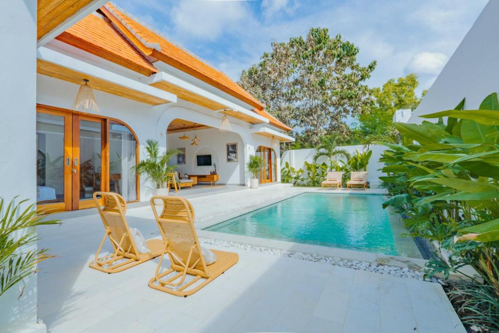 Bazén v ubytování Samah Villas nebo v jeho okolí