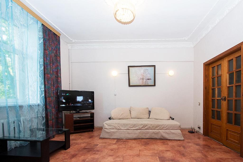Una habitación en ApartLux Belorusskaya Suite