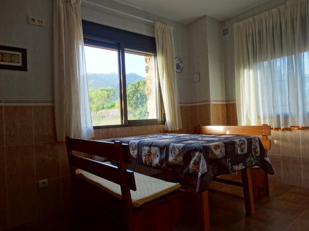 Postel nebo postele na pokoji v ubytování Casas Rurales La Loma