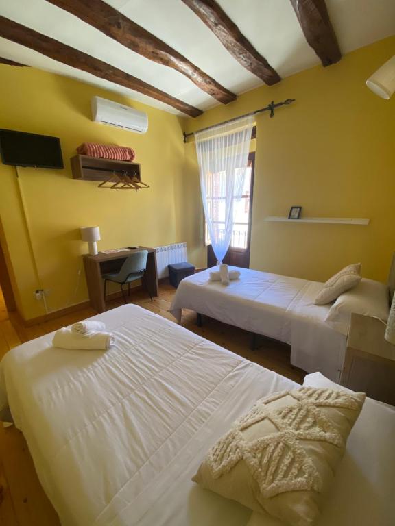 Hotel Restaurante Agapio de TRESNIÑO - Chambre Lits Jumeaux Standard