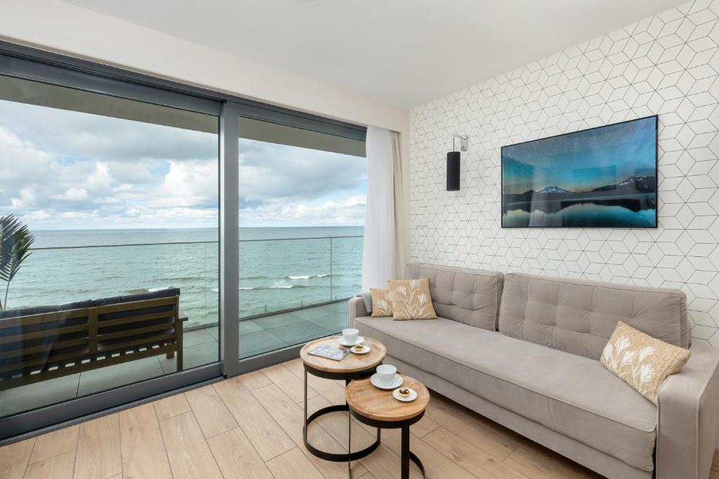 HS Apartamenty Hevenia Heaven widok na morze Klifowa Rewal - One-Bedroom Apartment