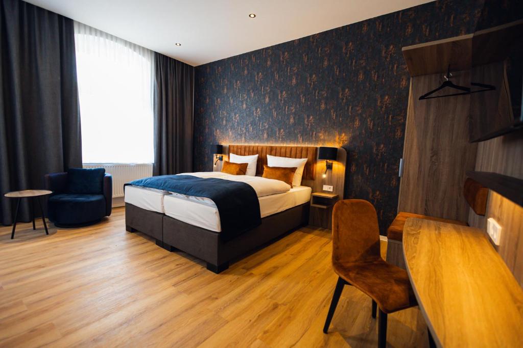 Katil atau katil-katil dalam bilik di InnStadthotel