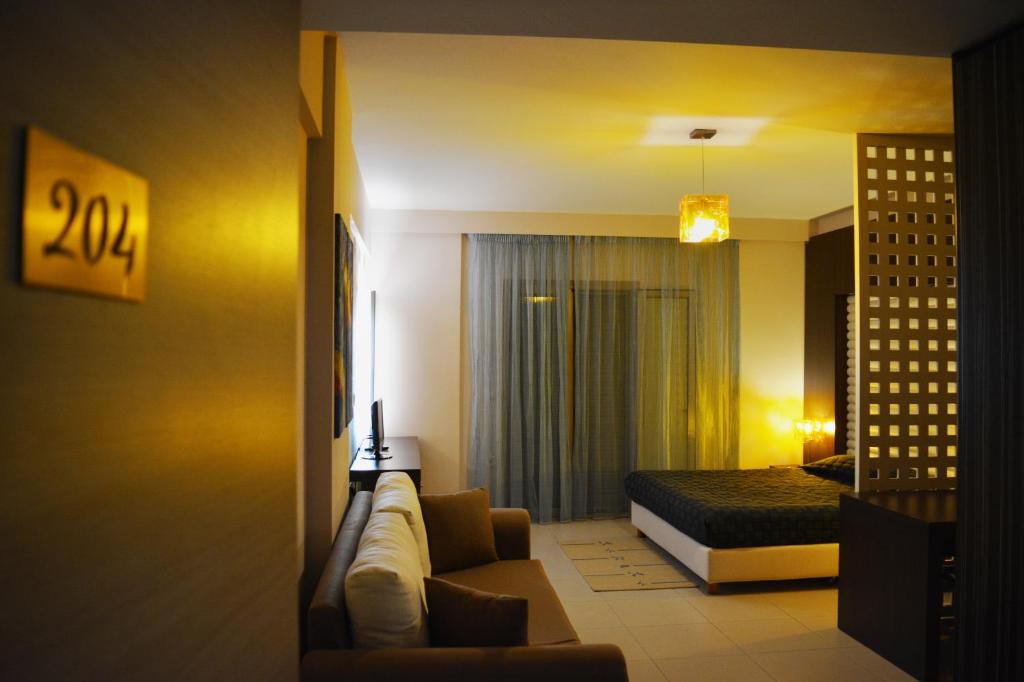 Tsokas Hotelにあるベッド