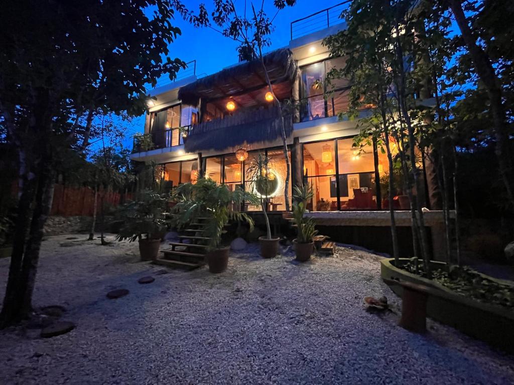 Κήπος έξω από το Villa curandero