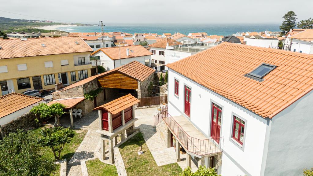 an aerial view of a city with buildings at Just Like Home - Casa Cesário in Vila Praia de Âncora