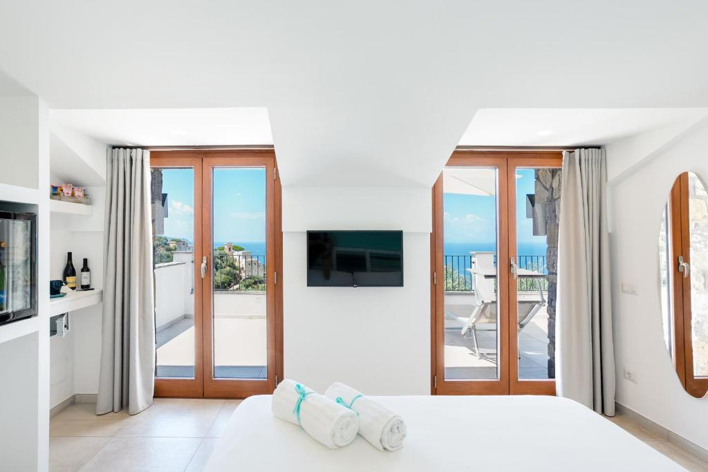 Casa Clementina Marciano - Camera Doppia Deluxe Con Balcone E Vista Mare