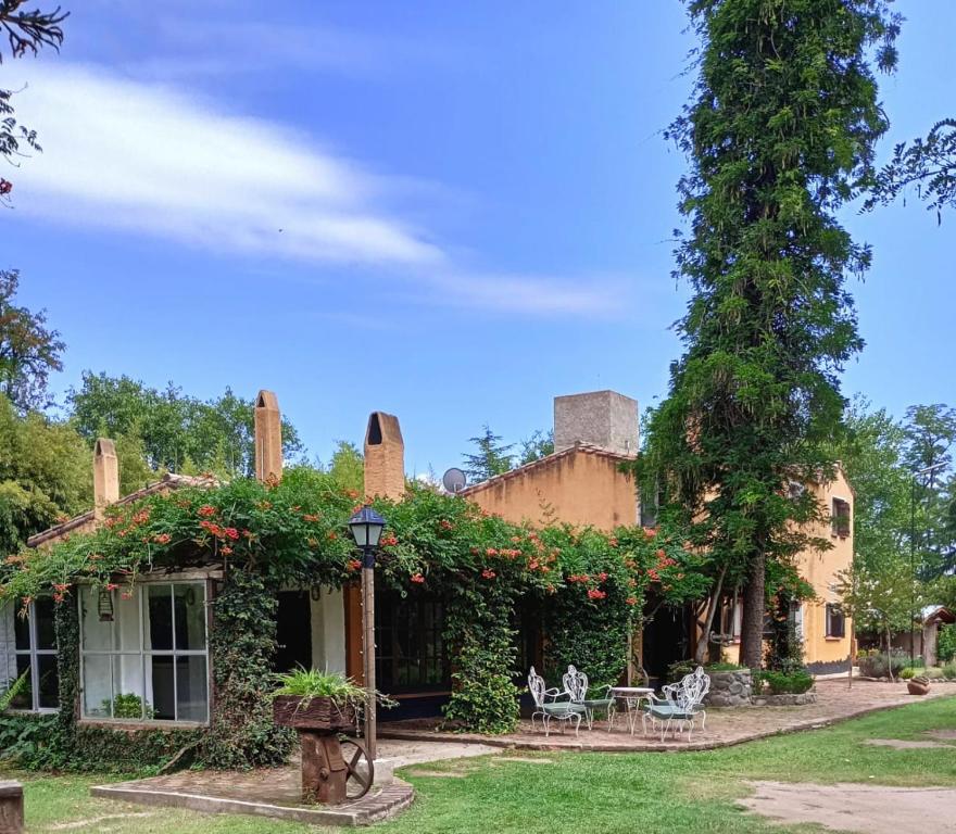 サンタ・ロサ・デ・カラムチタにあるEl Cobijo, Casas de Campoの蔦の家