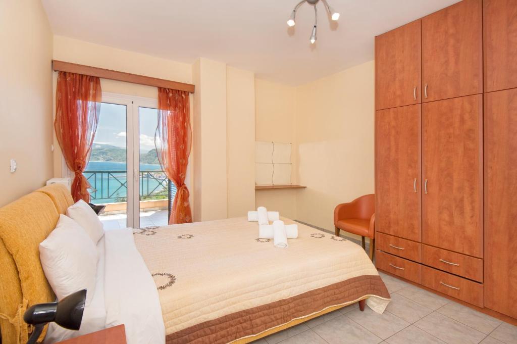 Postel nebo postele na pokoji v ubytování Panorama Hotel