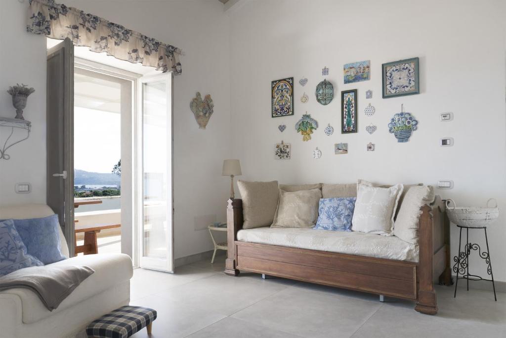 Χώρος καθιστικού στο Tenuta Mongiardino