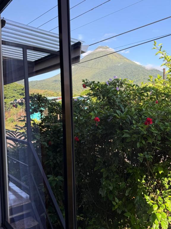 En generel udsigt til bjerge eller udsigt til bjerge taget fra lejligheden